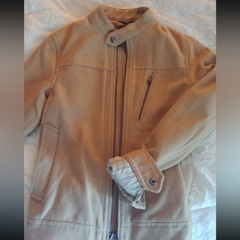 Calvin Klein Camel Shirt Jacket